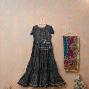 2 piece chiffon Suit