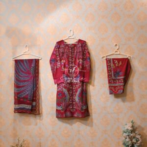 3 piece cotton suit