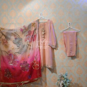 3 piece silk suit
