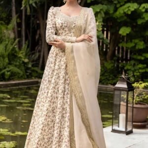 Faiza Saqlain – Vinika Embroidered Lawn 3-Piece Suit