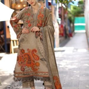 3-PC STITCHED EMBROIDERED LINEN COLLECTION