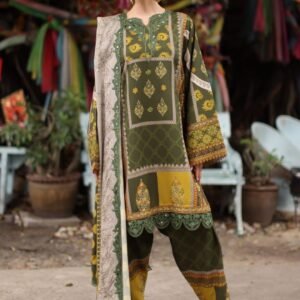 3-PC STITCHED EMBROIDERED LINEN COLLECTION